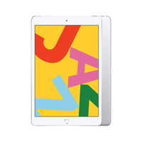 Apple iPad 7th Gen 10.2" [WiFi + Cellular] [128GB] [Silver] [Good Refurbished]