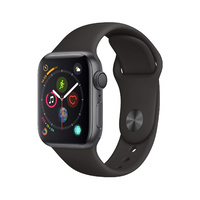 Apple Watch Series 4 [GPS] [Aluminum] [40mm] [Black] [Excellent Refurbished]
