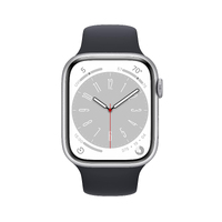 Apple Watch Series 8 [Steel] [Wi+Fi + Cellular] [45mm] [Silver] [Very Good Refurbished]
